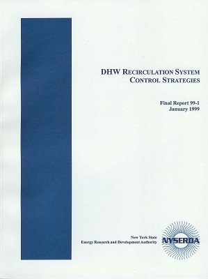 DHW Recirculation Systems Control Strategies (NYSERDA Report 99-1)